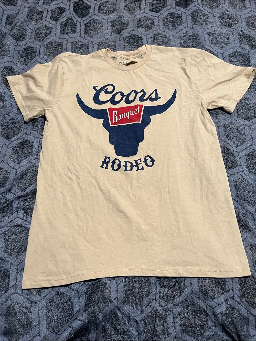 Coors Banquet Rodeo Graphic Tee - Cream